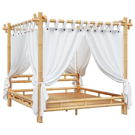 Hemelbed 180x200 cm bamboe 3