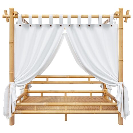 Hemelbed 180x200 cm bamboe 5