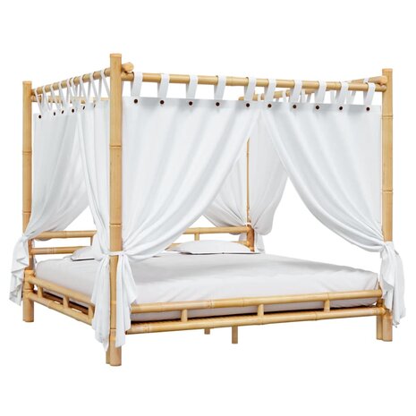 Hemelbed 200x200 cm bamboe 4