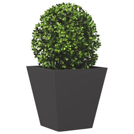 Plantenbak 30x30x30 cm staal zwart 3