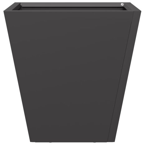 Plantenbak 30x30x30 cm staal zwart 4
