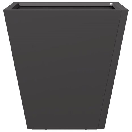 Plantenbak 30x30x30 cm staal zwart 5