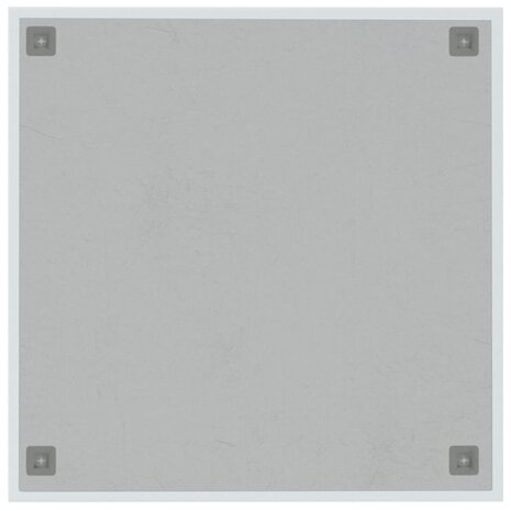 Wandmagneetbord 60x60 cm gehard glas wit 4