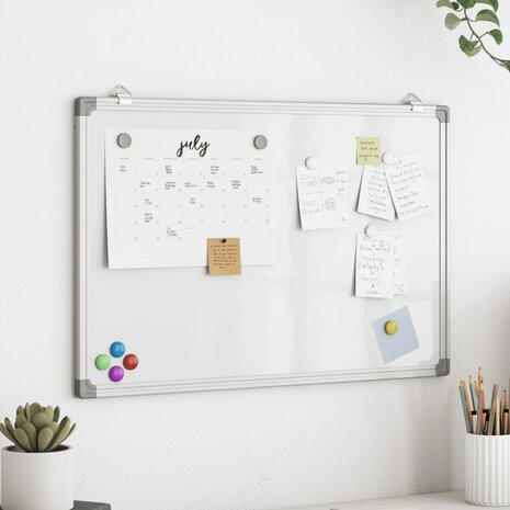 Whiteboard magnetisch 40x30x1,7 cm aluminium 1