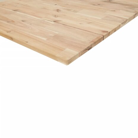Bureaublad 120x50x2 cm onbehandeld massief acaciahout 7