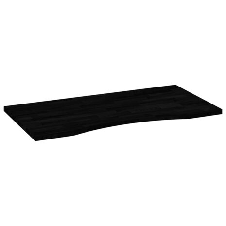 Bureaublad rechthoekig 100x50x2,5 cm eikenhout donkerbruin 4