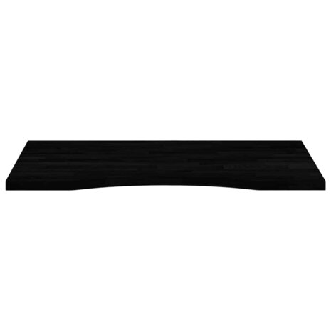 Bureaublad rechthoekig 80x60x2,5 cm eikenhout donkerbruin 5