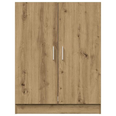 Wasmachinekast 70,5x71,5x91,5 cm artisanaal eikenkleurig 4