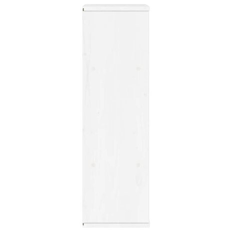 Bijzetkast ODDA 40x24x79 cm massief grenenhout wit 6