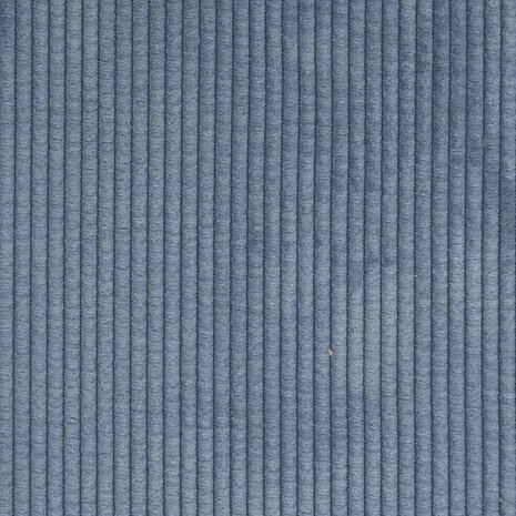 Chaise longue met kussen corduroy stof blauw 8