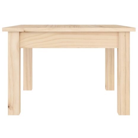Salontafel 45x45x30 cm massief grenenhout 4