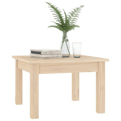 Salontafel 45x45x30 cm massief grenenhout 6