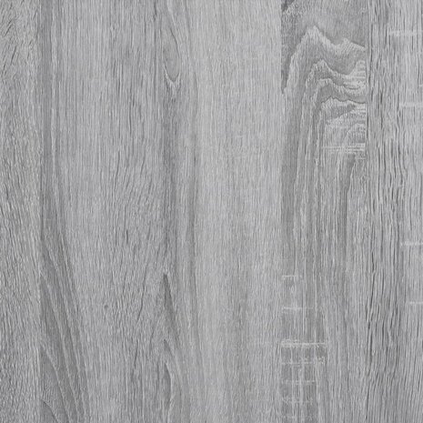 Bartafel met schap 124x46x103,5 cm bewerkt hout grijs sonoma 8