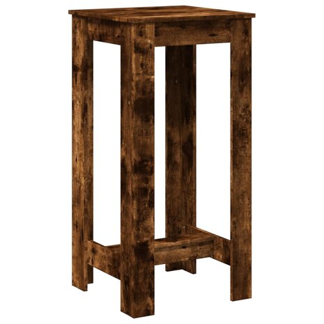 Bartafel 51x50x103,5 cm bewerkt hout gerookt eikenkleur 2
