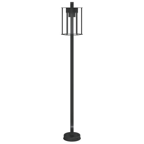 Vloerlamp voor buiten 100 cm roestvrij staal zwart 4