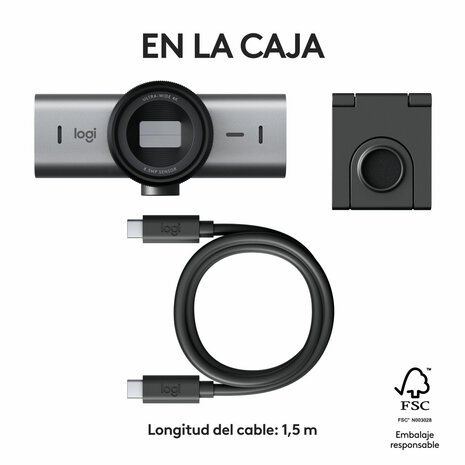 Webcam Logitech 960-001559 4K Ultra HD 1