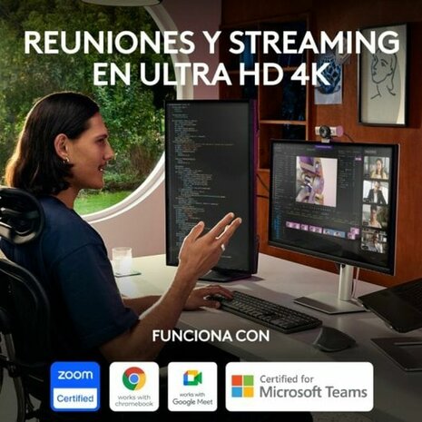 Webcam Logitech 960-001559 4K Ultra HD 3