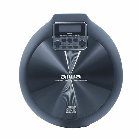 CD/MP3 player Aiwa Draagbaar Zwart 1