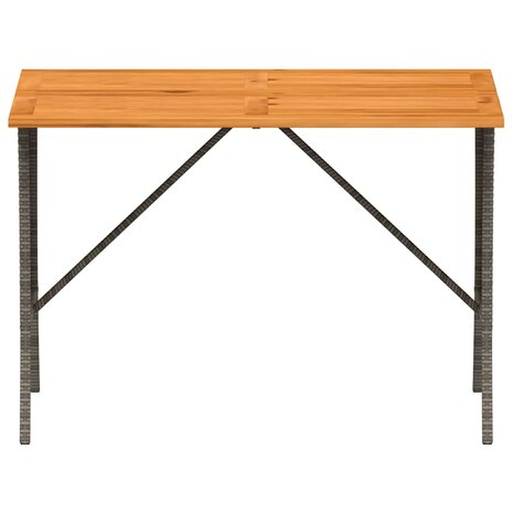 3-delige Tuinset met kussens poly rattan grijs 7