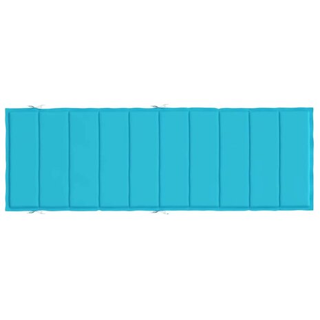 Ligbedkussen oxford stof turquoise 6