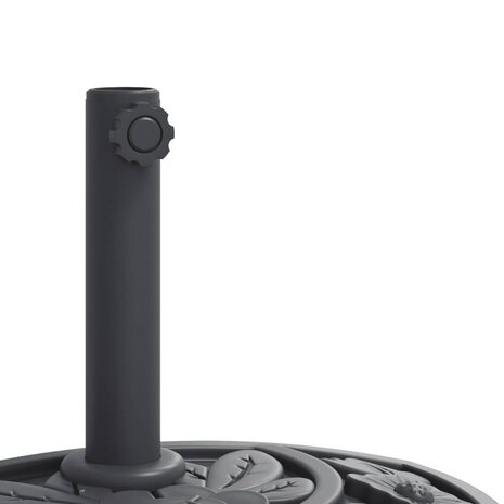 Parasolvoet voor stok van Ø38 / 48 mm 9 kg halfrond 7