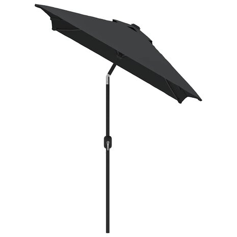 Parasol met metalen paal 300x200 cm antraciet 3