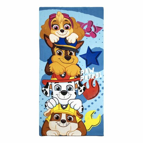 Strandhanddoek The Paw Patrol Blauw 70 x 140 cm 1