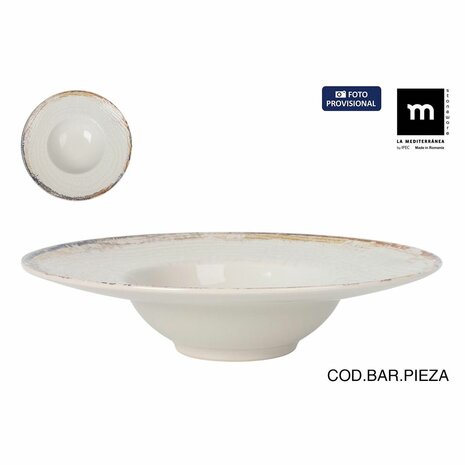 Pastabord La Mediterránea Albus Ø 28 cm (6 Stuks) 2