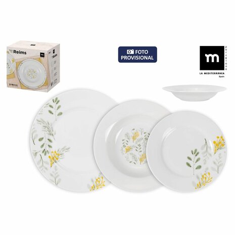 Serviesset La Mediterránea Reims Rond 18 Onderdelen (2 Stuks) 4
