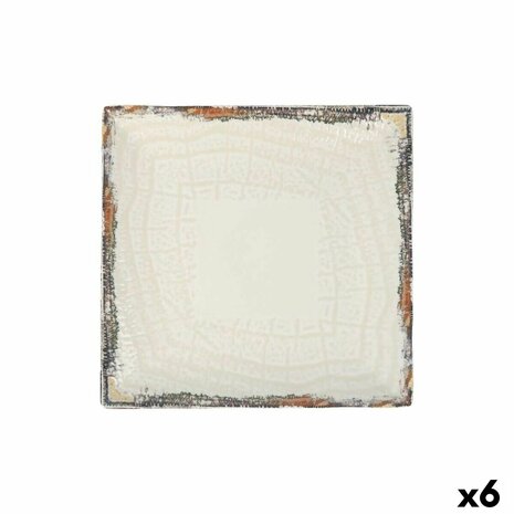 Dinerbord La Mediterránea Albus 24 x 24 x 2 cm (6 Stuks) 1