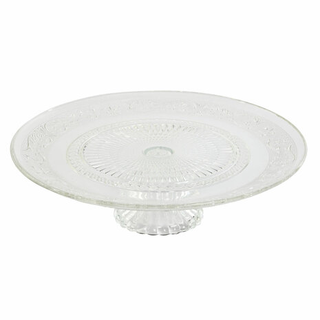 Dinerbord Home ESPRIT Transparant Kristal 33 x 33 x 9,4 cm 3