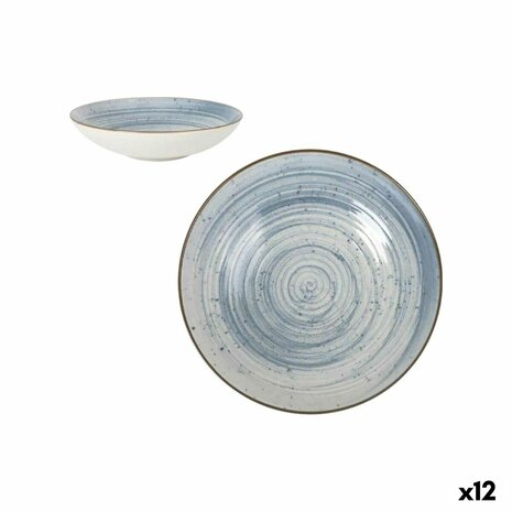 Diep bord La Mediterránea Swirl Ø 21 cm (12 Stuks) 1
