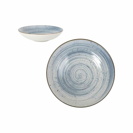 Diep bord La Mediterránea Swirl Ø 21 cm (12 Stuks) 2