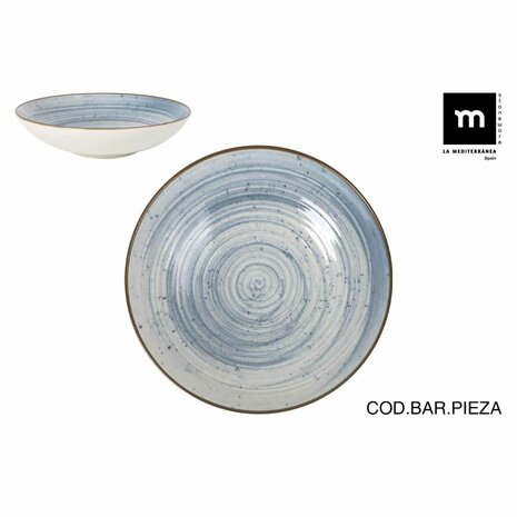 Diep bord La Mediterránea Swirl Ø 21 cm (12 Stuks) 3