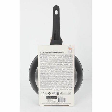 Pannenset MasterChef 24 cm 20 cm (4 Stuks) 3