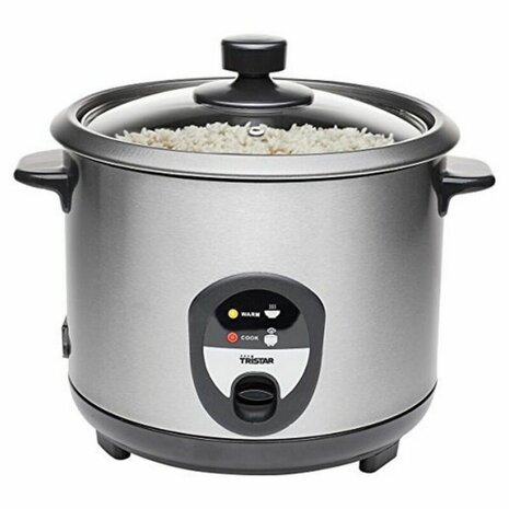 Rijstkoker Tristar Arrocera Zwart/Zilverkleurig Roestvrij staal 500 W 2