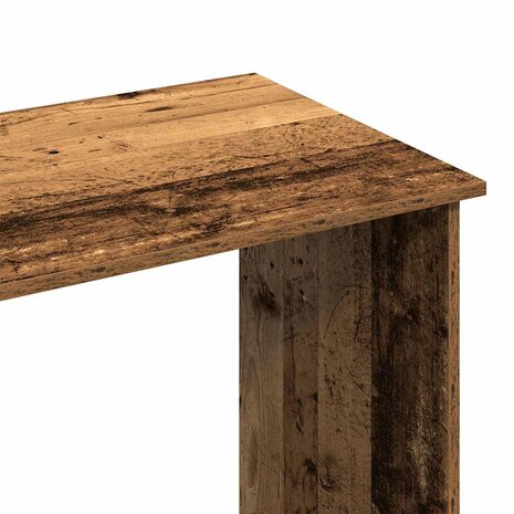 Bureau 80x40x75 cm bewerkt hout oud houtkleurig 7