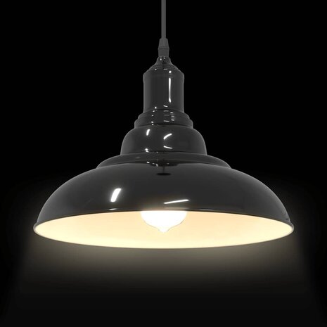 Hanglamp in hoogte verstelbaar E27 Ø31 cm metaal donkerblauw 6