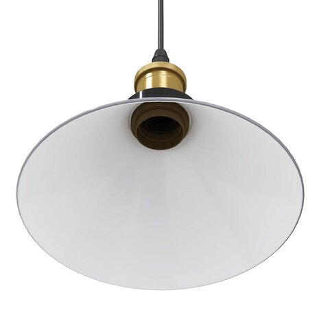 Hanglamp in hoogte verstelbaar E27 Ø22 cm metaal glanzend grijs 9