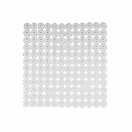 Antislipmat voor in de douche Transparant PVC 54 x 54 x 1 cm (6 Stuks) 2