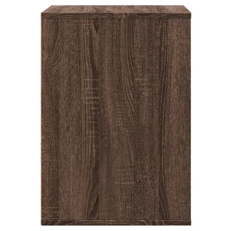 Ladekast 60x41x58 cm bewerkt hout bruin eikenkleurig 6