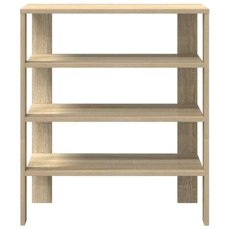 Schoenenrek 61x32x70 cm bewerkt hout sonoma eikenkleurig 4