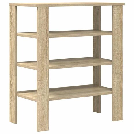 Schoenenrek 61x32x70 cm bewerkt hout sonoma eikenkleurig 6