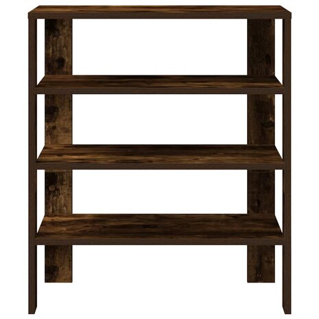 Schoenenrek 61x32x70 cm bewerkt hout gerookt eikenkleurig 4
