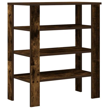 Schoenenrek 61x32x70 cm bewerkt hout gerookt eikenkleurig 6