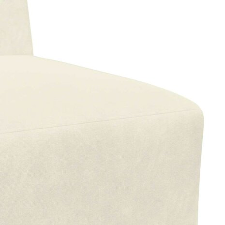 Fauteuil 55 cm fluweel crèmekleurig 7