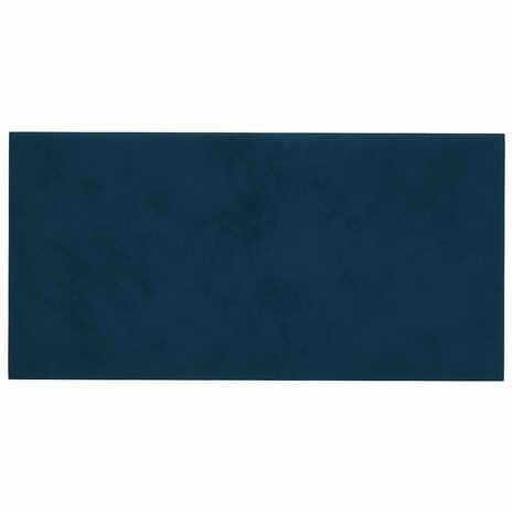 Wandpanelen 12 st 2,16 m² 60x30 cm fluweel blauw 5