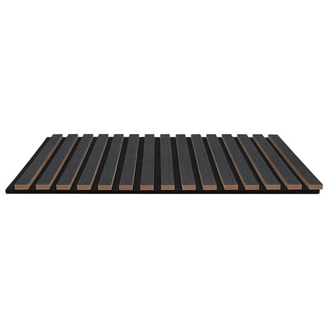 Akoestische wandpanelen 2 st latten 60,5x60 cm eikenfineer 4