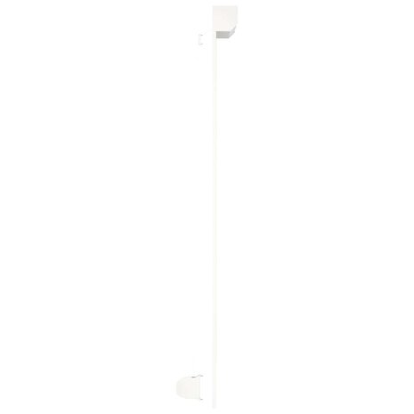 Rolluik 110x220 cm aluminium wit 5