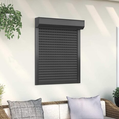 Rolluik 80x100 cm aluminium antracietkleurig 1